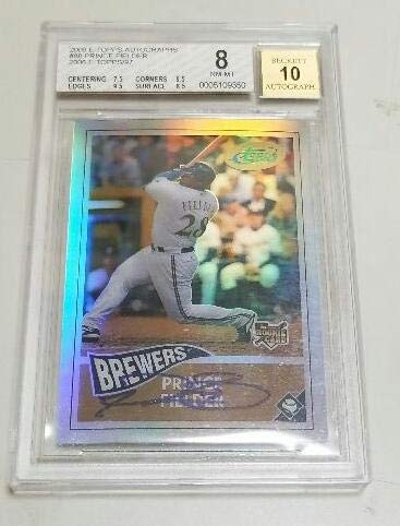 06/E-TOPPS 鑑定済 直筆サイン プリンス.フイルダー Rookie 06/E-TOPPS 鑑定済 直筆サイン プリンス.フイルダー Rookie